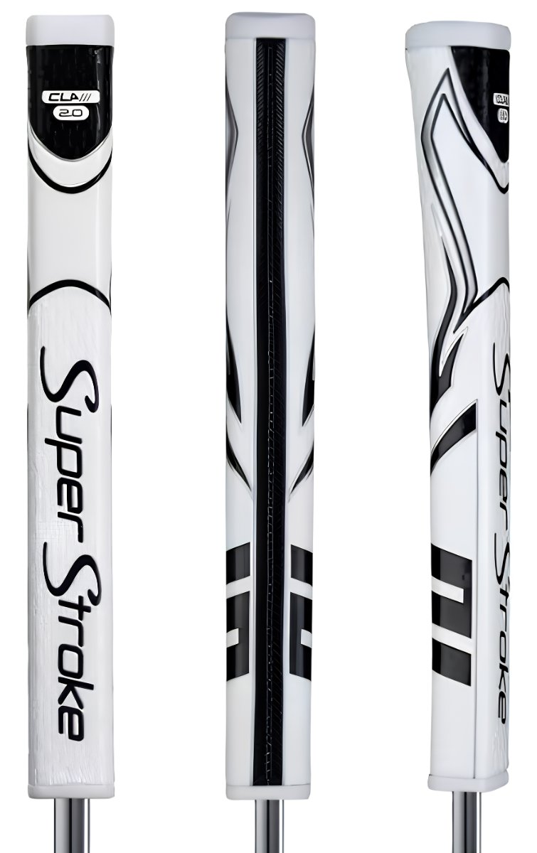 SuperStroke Zenergy CLAW 2.0 grip per putter, bianco/nero