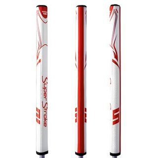 SuperStroke SuperStroke Specialty Tour 3.0 17" putter grip, bianco/rosso