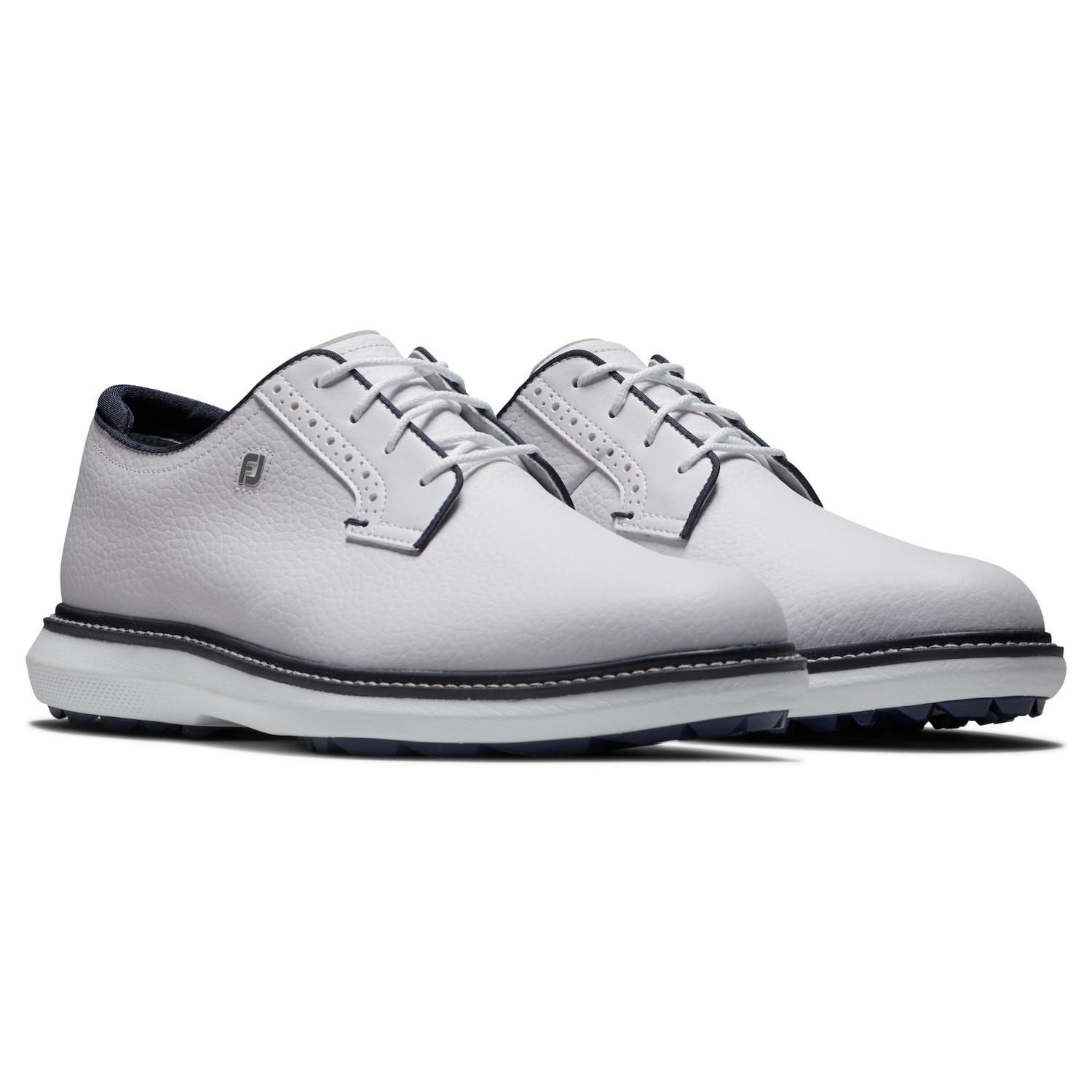 FootJoy Traditions Blucher Spikeless scarpe da golf uomo, bianche