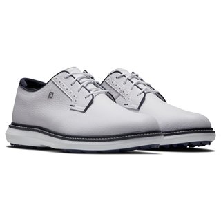 FootJoy Traditions Blucher Spikeless scarpe da golf uomo, bianche