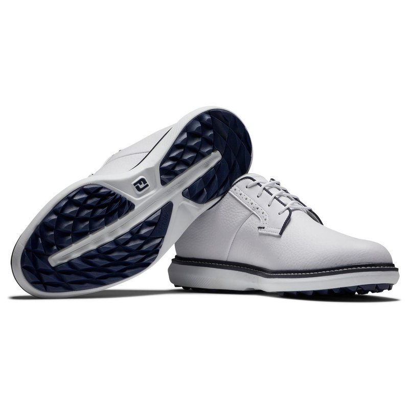 FootJoy Traditions Blucher Spikeless scarpe da golf uomo, bianche
