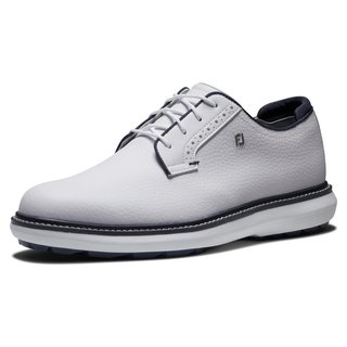 FootJoy Traditions Blucher Spikeless scarpe da golf uomo, bianche