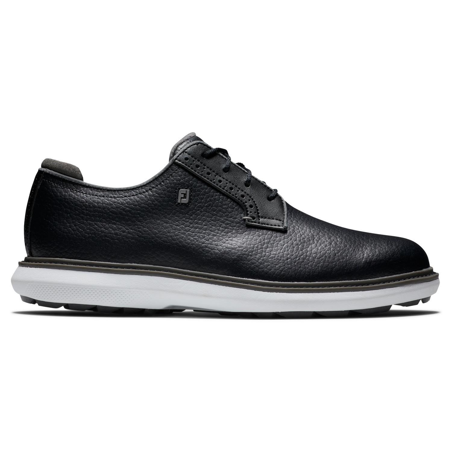 FootJoy Traditions Blucher scarpe da golf da uomo, nero/grigio/bianco blucher