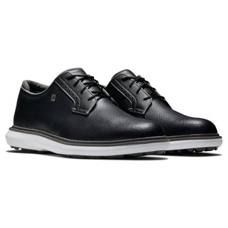 FootJoy Traditions Blucher scarpe da golf da uomo, nero/grigio/bianco blucher