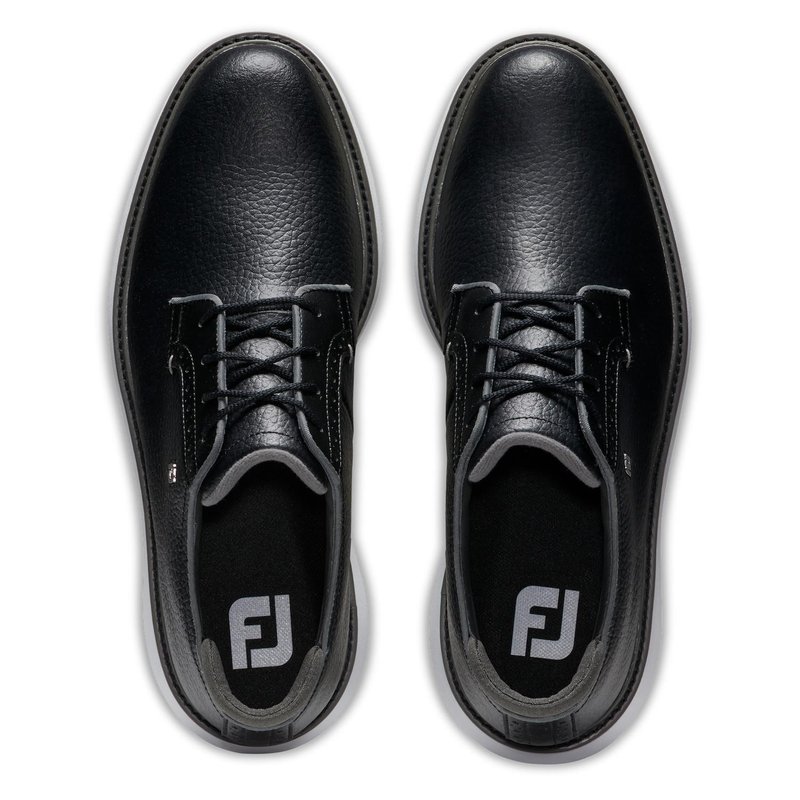 FootJoy Traditions Blucher scarpe da golf da uomo, nero/grigio/bianco blucher