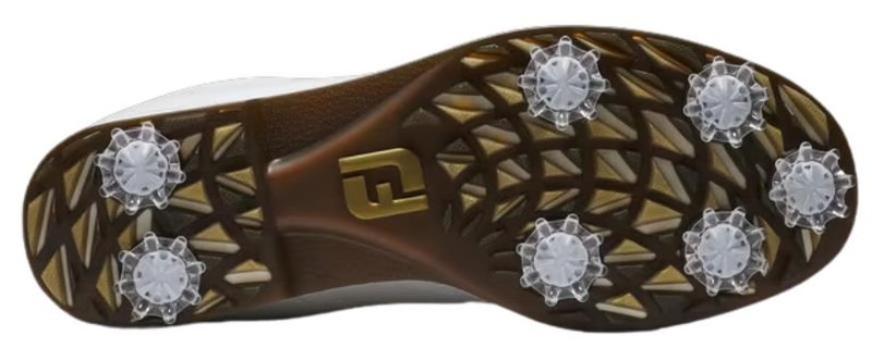 FootJoy Premiere Series - Cypress scarpe da golf donna, bianche/oro