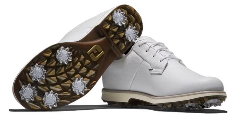 FootJoy Premiere Series - Cypress scarpe da golf donna, bianche/oro