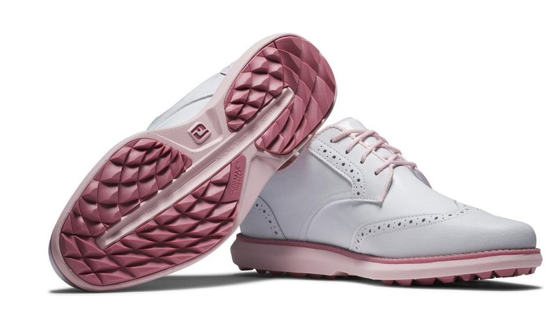 FootJoy Traditions Spikeless scarpe da golf donna, bianche
