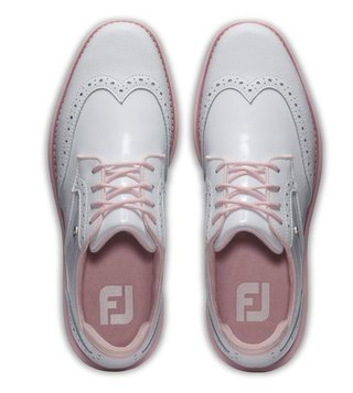 FootJoy Traditions Spikeless scarpe da golf donna, bianche