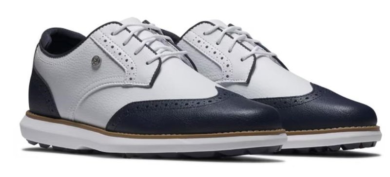 FootJoy FootJoy Traditions Wing Tip scarpe da golf donna, bianche