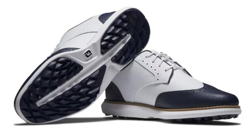 FootJoy FootJoy Traditions Wing Tip scarpe da golf donna, bianche
