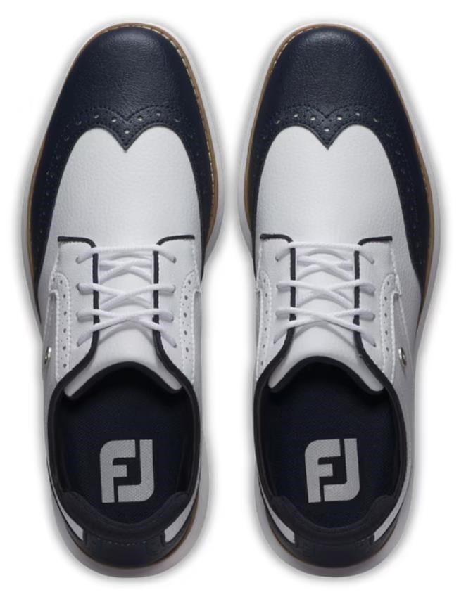 FootJoy FootJoy Traditions Wing Tip scarpe da golf donna, bianche