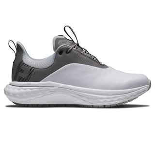 FootJoy Quantum Leather scarpe da golf donna, bianco/grigio