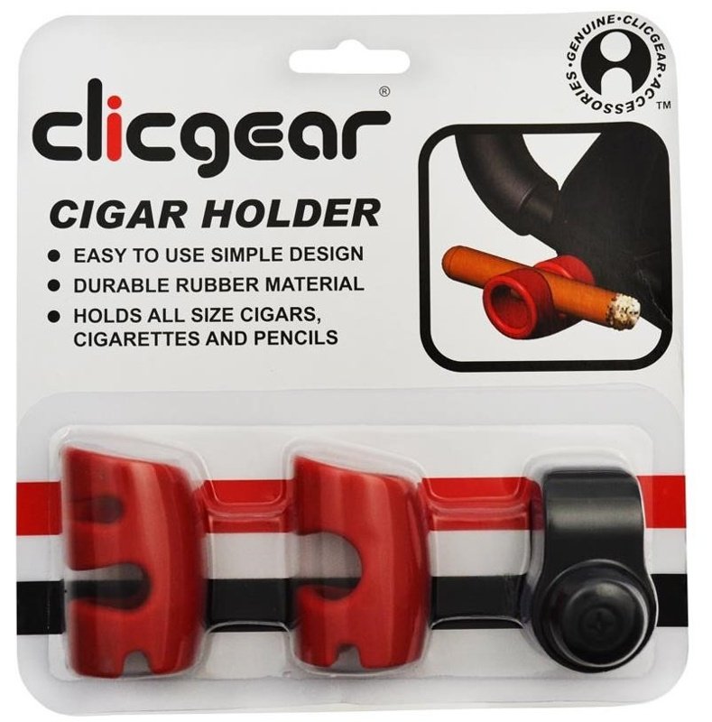 Clicgear Cigar Holder accessorio per trolley, rosso
