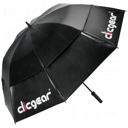 Clicgear Double Canopy ombrello da golf 68", nero