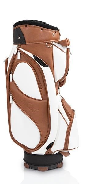 JuCad Style cart bag, marrone/bianco