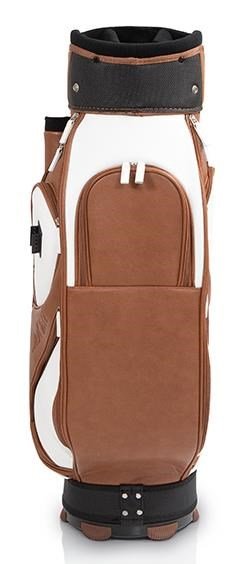 JuCad Style cart bag, marrone/bianco