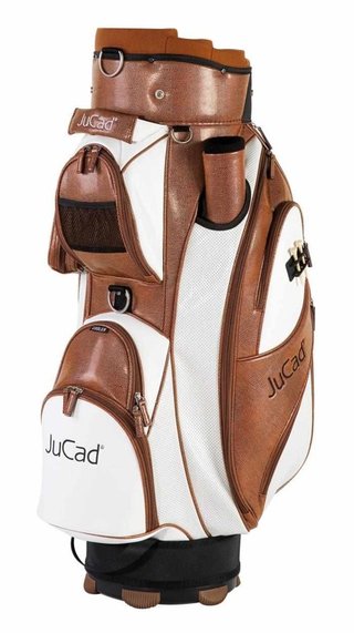 JuCad Style cart bag, marrone/bianco