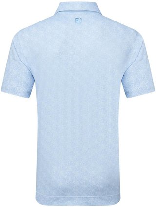 FootJoy Speckle Print Pique polo da uomo, blue jay/white