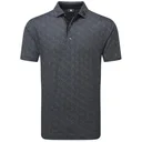 FootJoy Speckle Print Pique polo da uomo, nero/flint