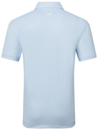 FootJoy Etched Texture Print Lisle polo da uomo, skyway