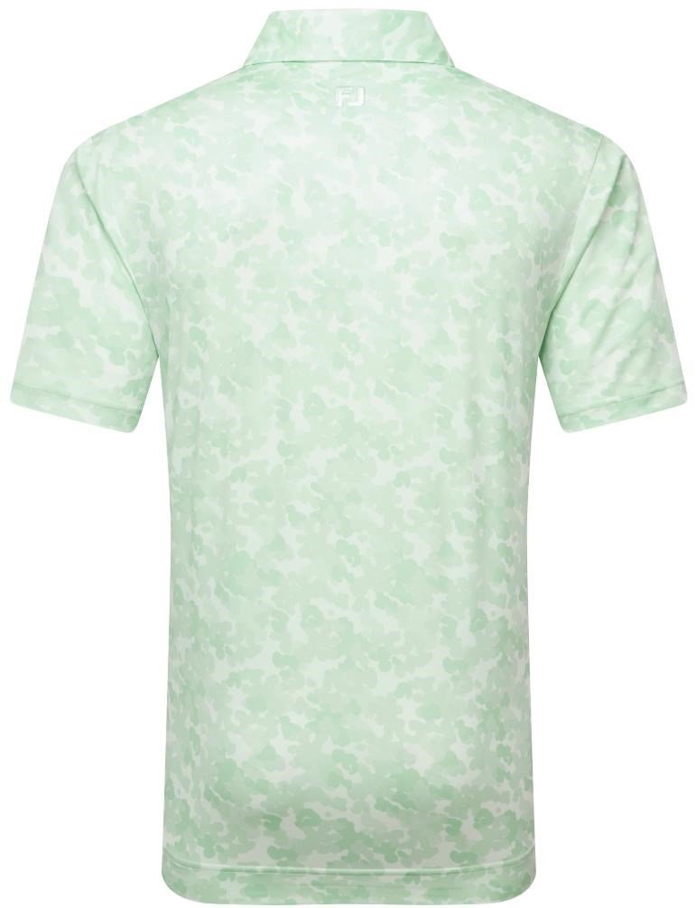 FootJoy Pop Camo Lisle polo da uomo, pistachio