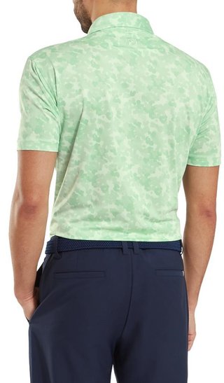FootJoy Pop Camo Lisle polo da uomo, pistachio