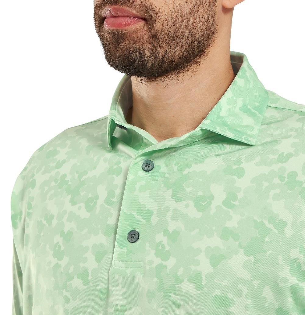 FootJoy Pop Camo Lisle polo da uomo, pistachio