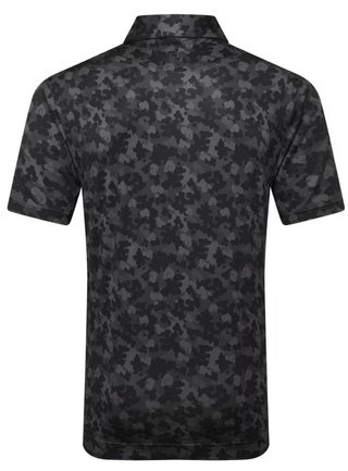 FootJoy Pop Camo Lisle polo da uomo, nero