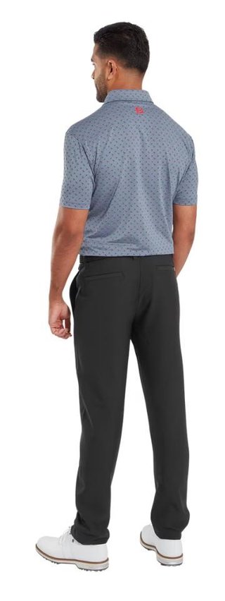FootJoy Flower Bud Foulard Lisle polo da uomo, flint