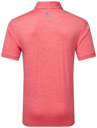 FootJoy Heather Lisle with Trim polo uomo, hibiscus heather