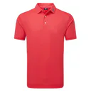 FootJoy Stretch Pique Solid polo uomo, hibiscus
