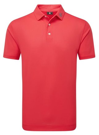 FootJoy Stretch Pique Solid polo uomo, hibiscus