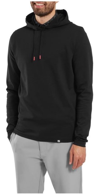 FootJoy Ottoman Jacquard felpa con cappuccio da uomo, nera