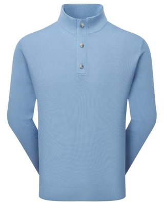 FootJoy Drirelease Button Placket maglione da uomo, blue jay