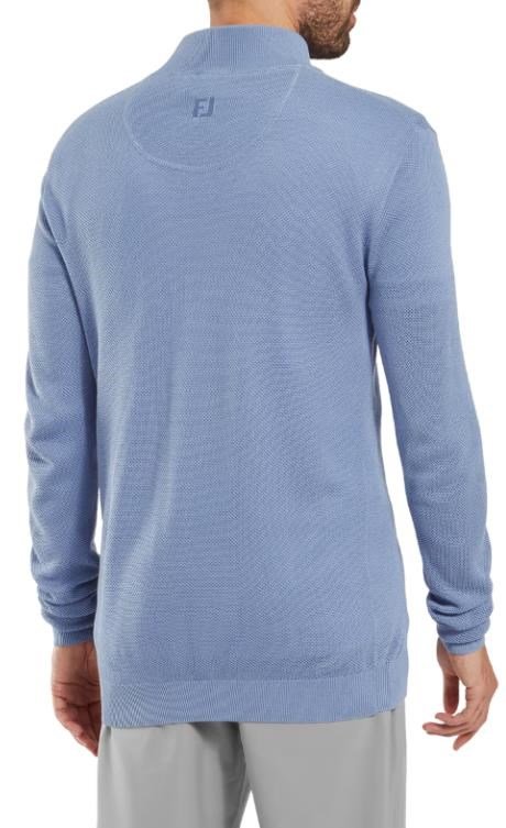 FootJoy Drirelease Button Placket maglione da uomo, blue jay