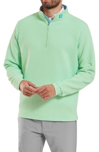 FootJoy Quilt Texture Chill-Out felpa uomo, pistacchio