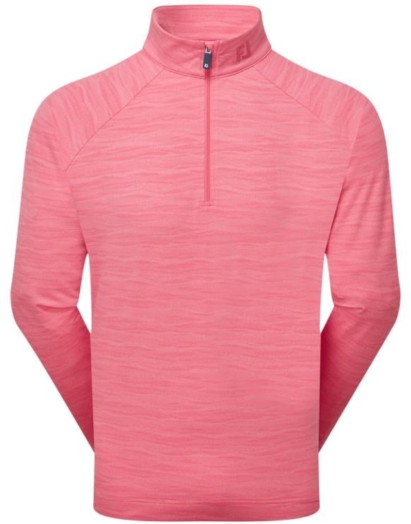 FootJoy Wave Jacquard Chill-Out felpa uomo, pink lemonade
