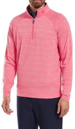FootJoy Wave Jacquard Chill-Out felpa uomo, pink lemonade