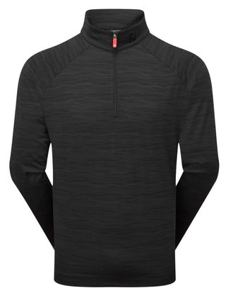 FootJoy Wave Jacquard Chill-Out felpa uomo, nera