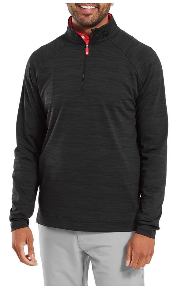FootJoy Wave Jacquard Chill-Out felpa uomo, nera