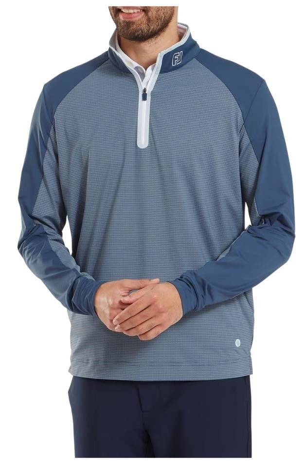 FootJoy TempoSeries Mixed Texture Chill-Out felpa uomo, dark denim