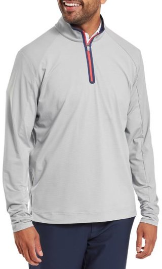 FootJoy TempoSeries Mixed Texture Chill-Out felpa uomo, grigia