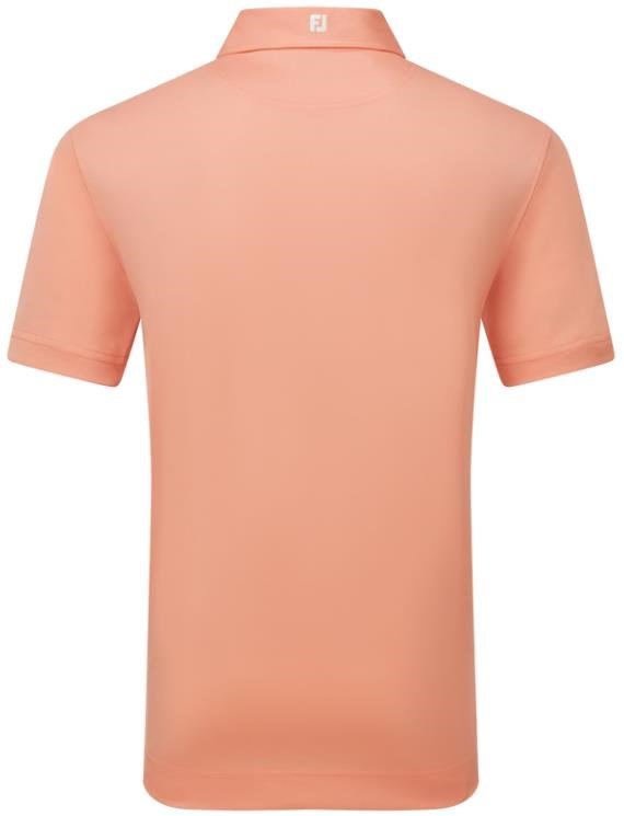 FootJoy Stretch Pique Solid polo uomo, papaya