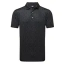 FootJoy Painted Floral Lisle polo da uomo, nero