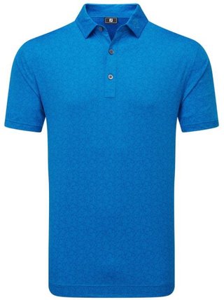 FootJoy Painted Floral Lisle polo da uomo, cobalt