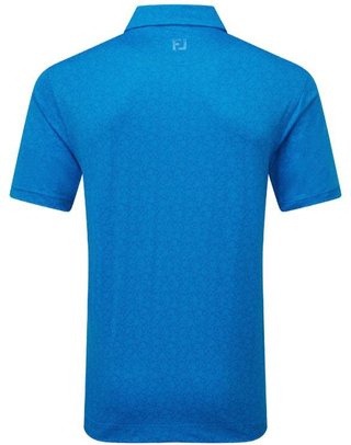 FootJoy Painted Floral Lisle polo da uomo, cobalt
