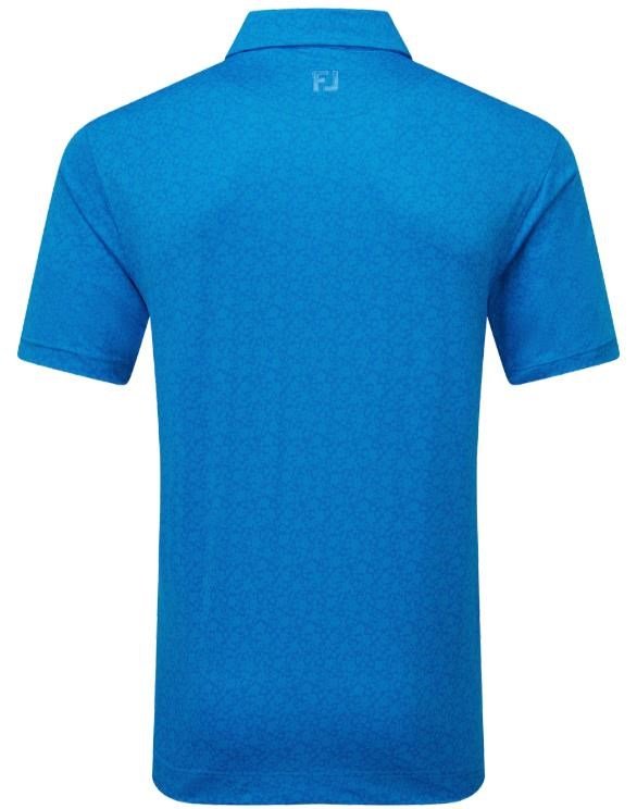 FootJoy Painted Floral Lisle polo da uomo, cobalt