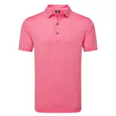 FootJoy Painted Floral Lisle polo da uomo, pink lemonade