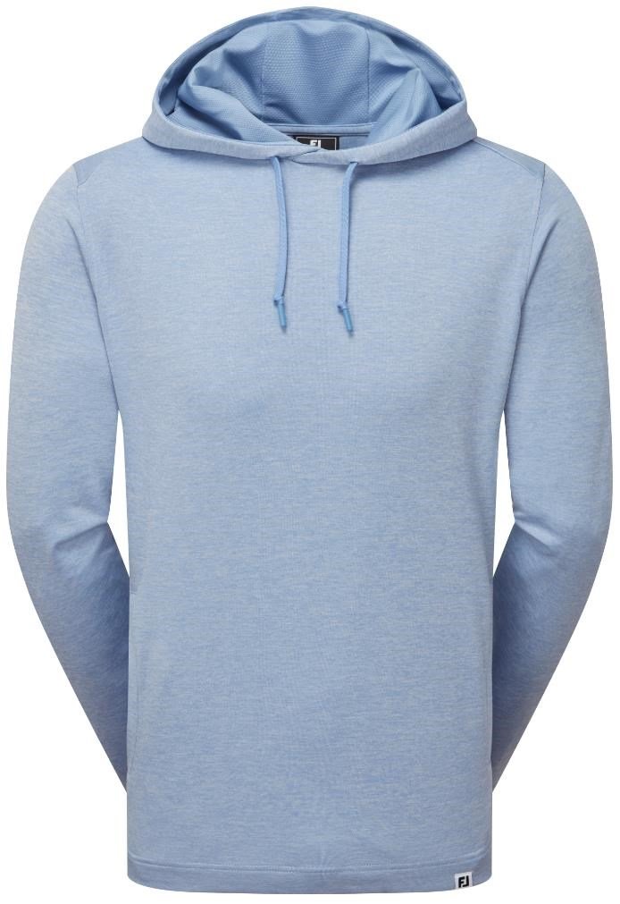 FootJoy Lightweight Hoodie felpa uomo, heather blue jay
